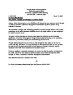 Press release [Mar. 15, 2004A]