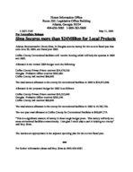 Press release [May 11, 2004]