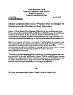 Press release [May 21, 2004]