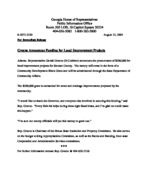 Press release [Aug. 13, 2004E]