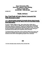 Press release [Aug. 9, 2004]