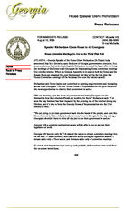 Press release [Aug. 10, 2005]