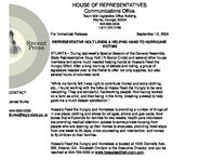 Press release [Sept. 12, 2005A]
