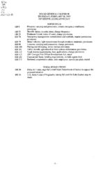 House general calendar, 2007 February 8