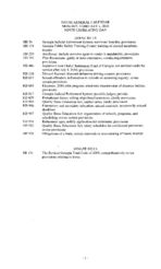 House general calendar, 2010 February 1