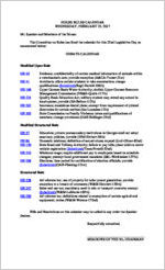House rules calendar [Feb. 22, 2017]