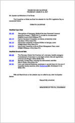 House rules calendar [Mar. 16, 2017]