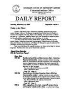 Daily report [Feb. 14, 2005]