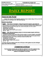 Daily report [Mar. 16, 2006]