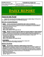 Daily report [Mar. 22, 2006]