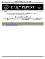 Daily report [Jan. 21, 2016]
