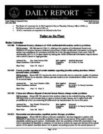 Daily report [Feb. 17, 2016]