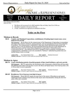 Daily report, 2020 June 25