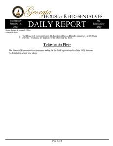 Daily report, 2021 January 13