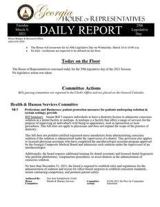 Daily report, 2021 March 9