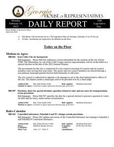 Daily report, 2022 February 14