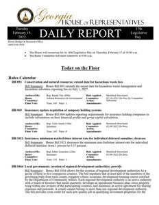 Daily report, 2022 February 15