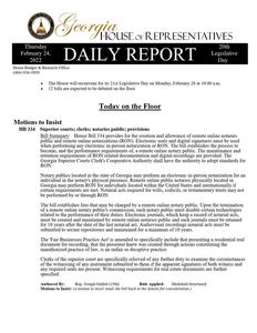 Daily report, 2022 February 24