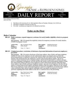 Daily report, 2023 February 13