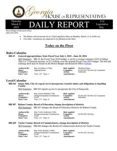 Daily report, 2023 March 9