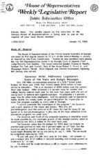 Weekly legislative report [Jan. 13, 1995]