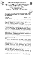 Weekly legislative report [Feb. 3, 1995]