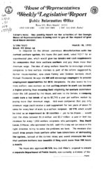 Weekly legislative report [Mar. 10, 1995]