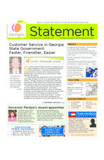 The Georgia statement, Georgia. Merit System, Vol. 9, no. 1 (Winter 2006)
