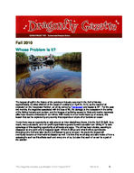 Dragonfly gazette, Fall 2010