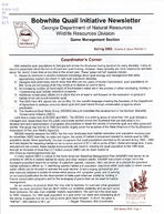 Bobwhite quail initiative newsletter, Vol. 2 No. 5 (Spring 2002)