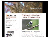 Georgia wild: news of nongame and natural habitats [Oct. 2009]