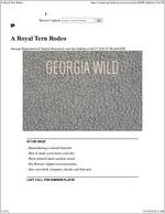 Georgia wild: news of nongame and natural habitats, 2019 August 27