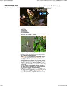 Georgia wild: news of nongame and natural habitats, 2021 September 21