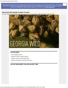 Georgia wild: news of nongame and natural habitats, 2022 August 16