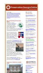 Preservation Georgia online, May 12-18, 2012
