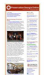 Preservation Georgia online, May 5-11, 2012
