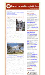 Preservation Georgia online, Sept. 8-14, 2012