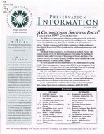 Preservation information, Oct. 1996