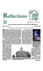 Reflections- Georgia African American Historic Preservation Network, Vol. 1, no. 4 (Aug. 2001)