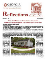 Reflections- Georgia African American Historic Preservation Network, Vol. 10, no. 4 (Oct. 2012)