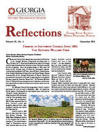 Reflections- Georgia African American Historic Preservation Network, Vol. 11, no. 4 (Dec. 2013)