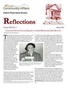 Reflections, 2021 March