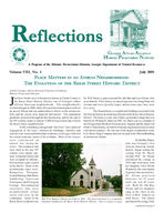 Reflections- Georgia African American Historic Preservation Network, Vol. 8, no. 1 (July 2008)