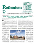 Reflections- Georgia African American Historic Preservation Network, Vol. 8, no. 3 (Mar. 2009)