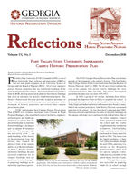 Reflections- Georgia African American Historic Preservation Network, Vol. 9, no. 3 (Dec. 2010)