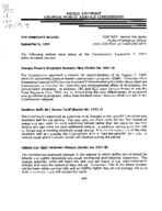 Media advisory [Sept. 5, 1995]