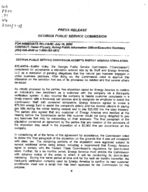 News release [July 18, 2000]