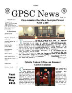GPSC news, Vol. 11, no. 1 (Winter 2011)