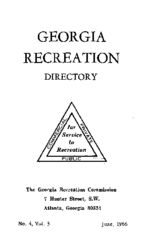 Georgia recreation directory [June 1966]