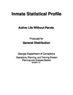 Inmate statistical profile: active life without parole, Apr. 2010
